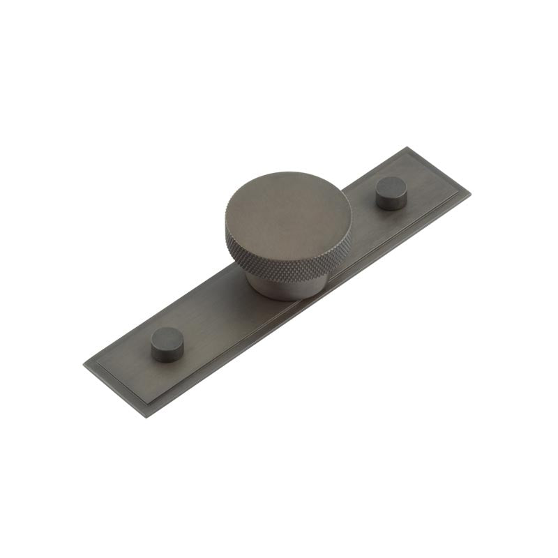 Hoxton Wenlock Cupboard Knobs 40mm Stepped Backplate