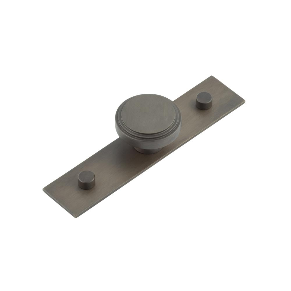 Hoxton Cropley Cupboard Knobs 40mm Plain Backplate