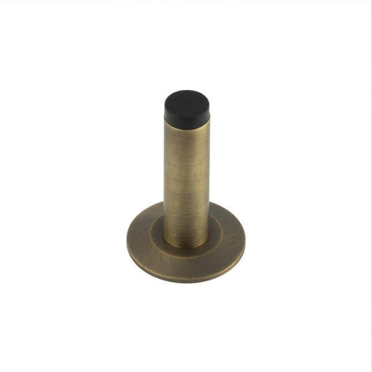 Burlington Plain Wall Mounted Door Stops Chamfered Rose