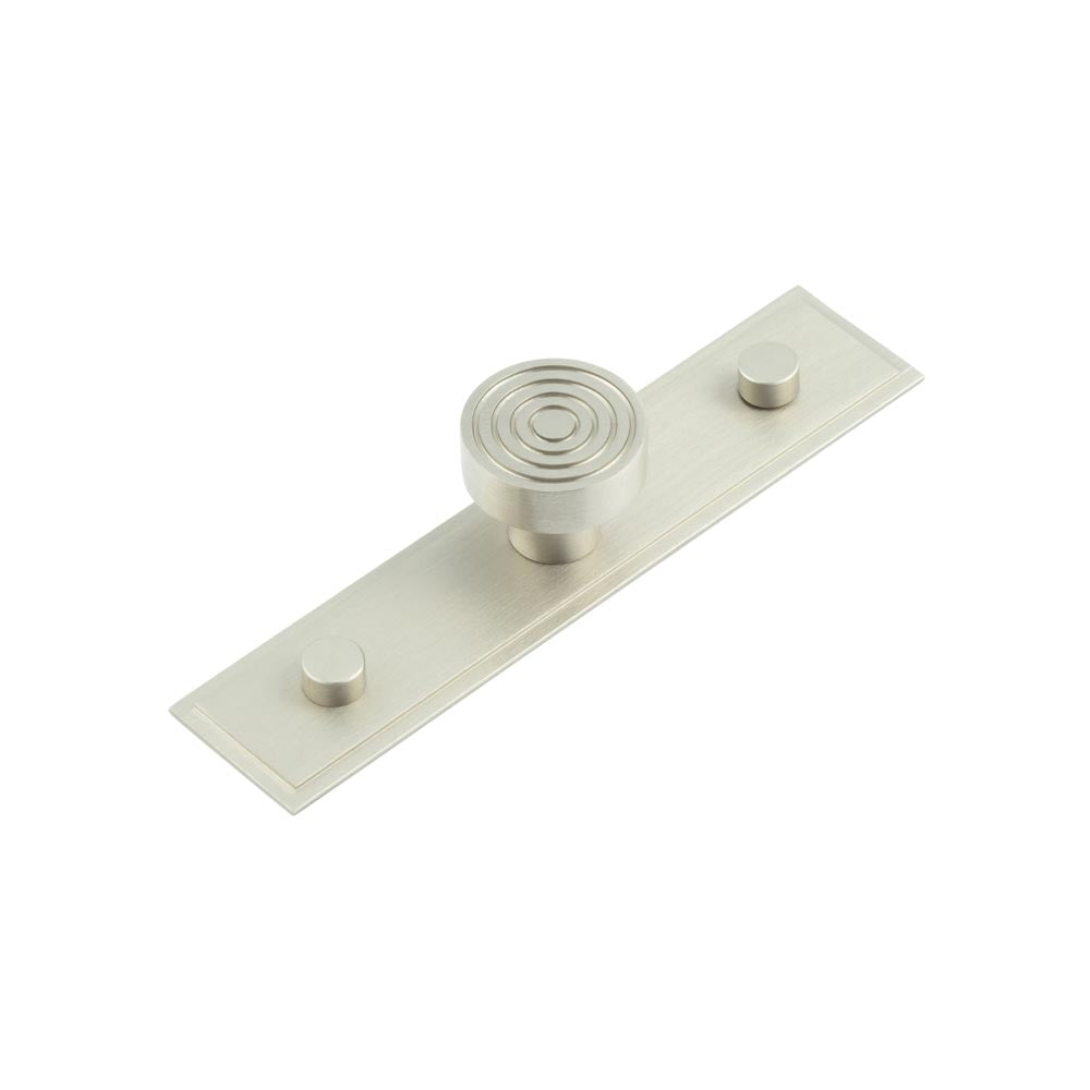 Hoxton Murray Cupboard Knobs 30mm Stepped Backplate