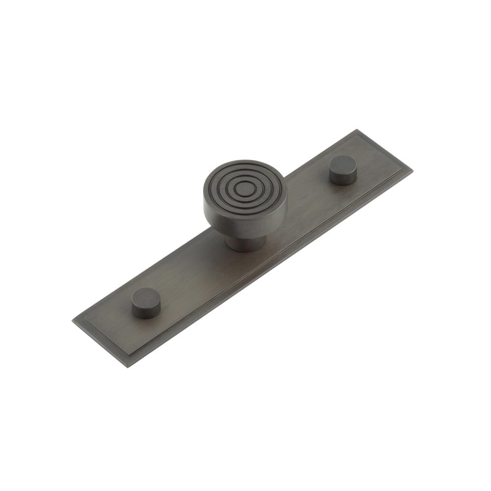 Hoxton Murray Cupboard Knobs 30mm Stepped Backplate