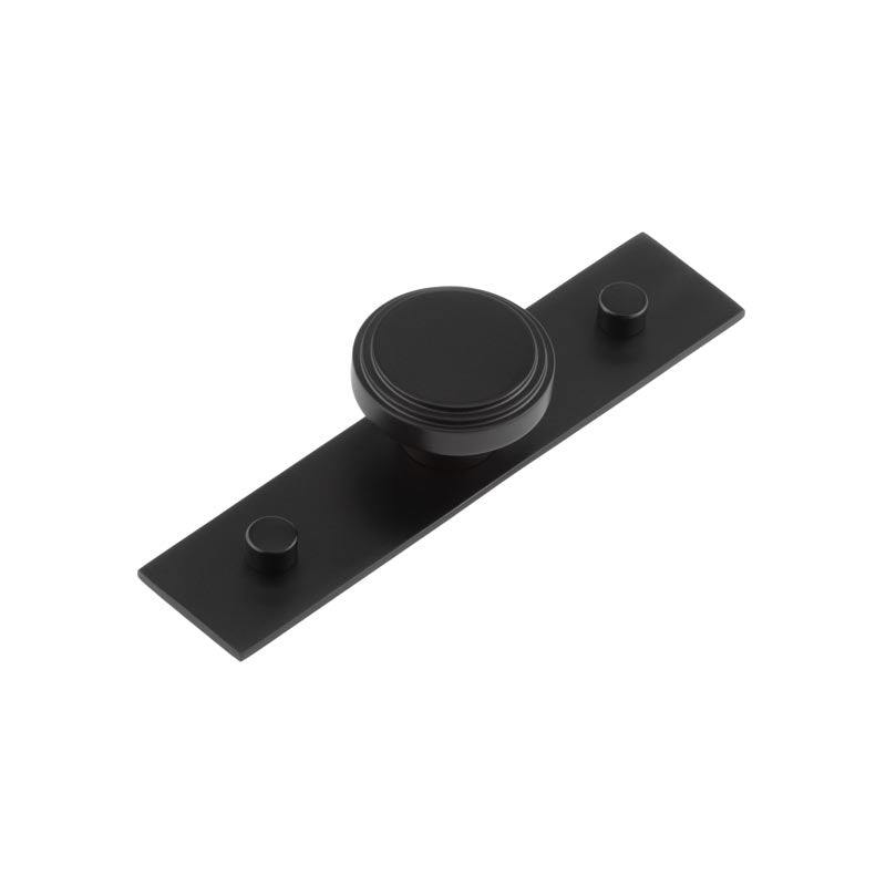 Hoxton Cropley Cupboard Knobs 40mm Plain Backplate