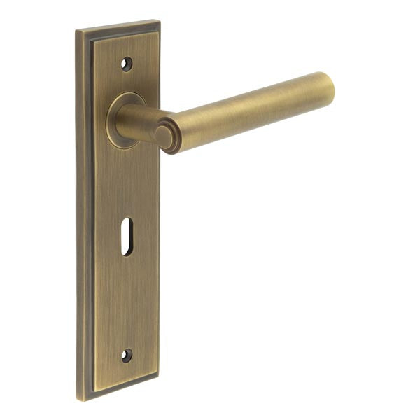 Burlington Richmond Door Handle Lock Backplate