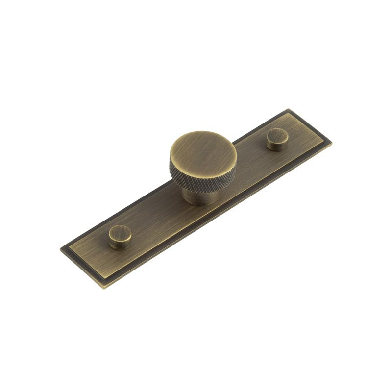 Hoxton Wenlock Cupboard Knobs 30mm Stepped Backplate