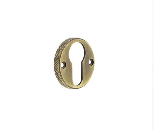 Burlington Westbourne Knurled Euro Profile Escutcheon