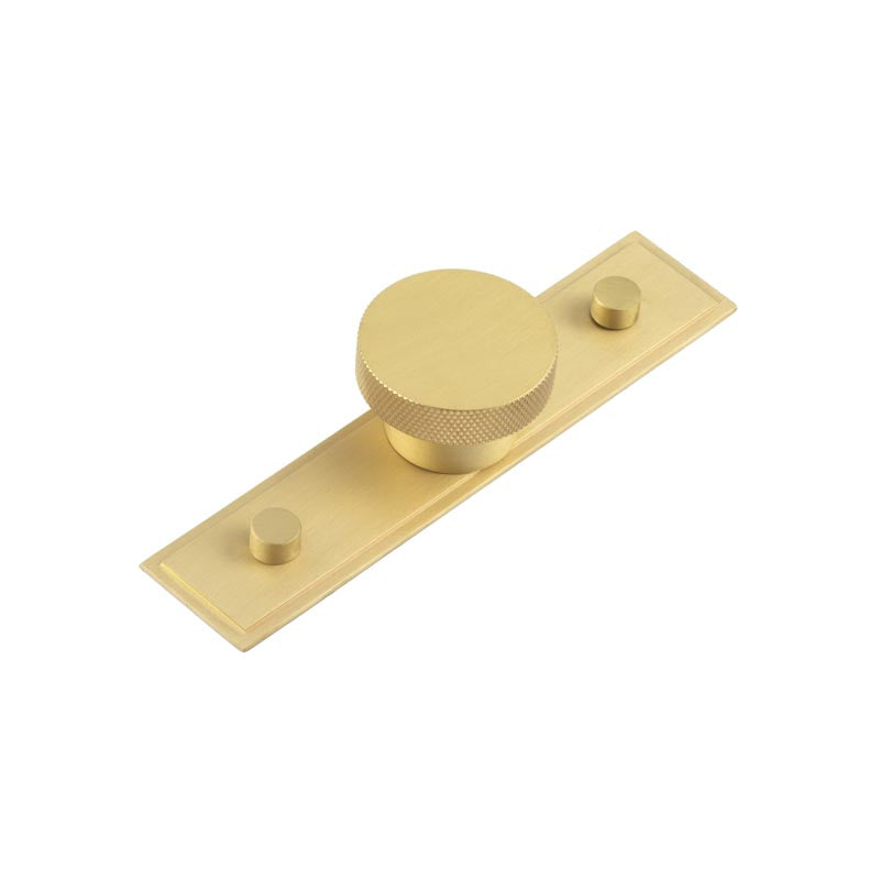 Hoxton Wenlock Cupboard Knobs 40mm Stepped Backplate