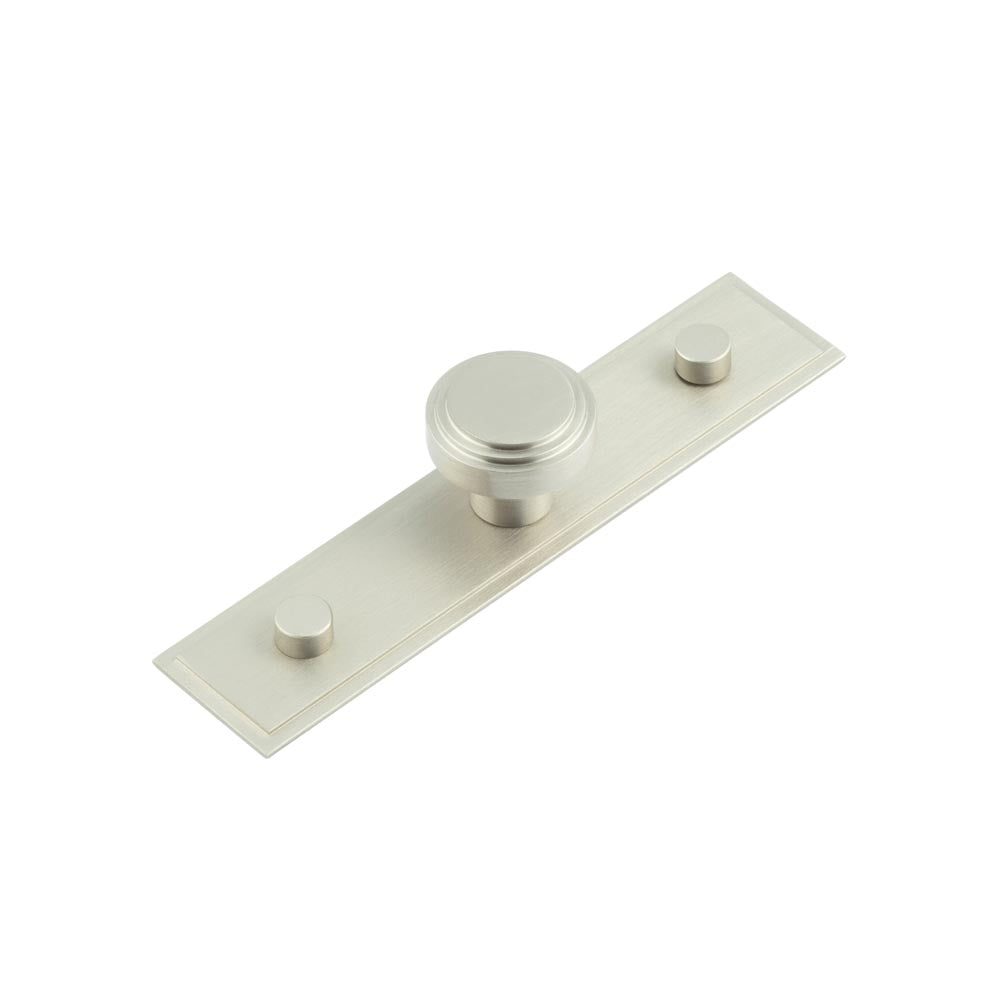 Hoxton Cropley Cupboard Knobs 30mm Stepped Backplate