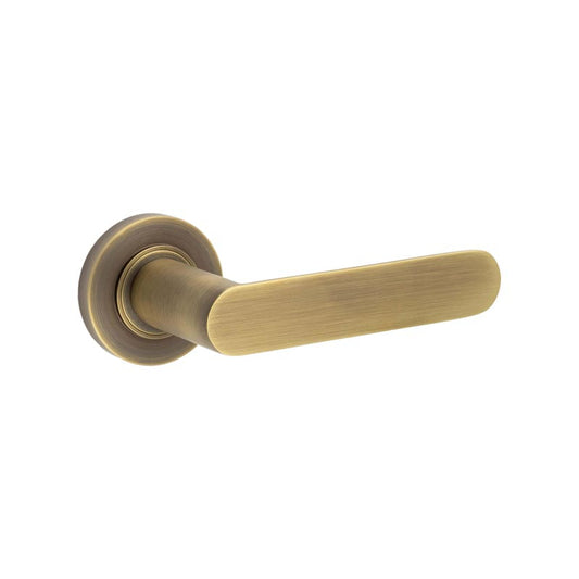 Burlington Kensington Door Handles Plain Rose