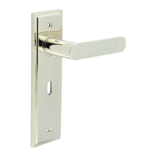 Burlington Kensington Door Handle Lock Backplate