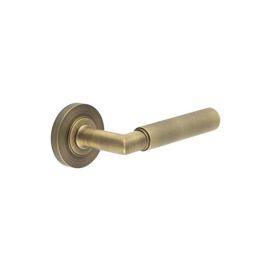 Burlington Piccadilly Door Handle on Plain Rose