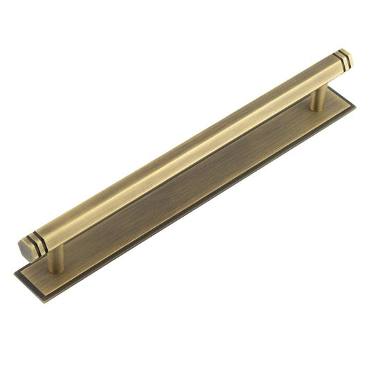 Hoxton Hoxton Nile Cabinet Handles 224mm Ctrs Stepped Backplate