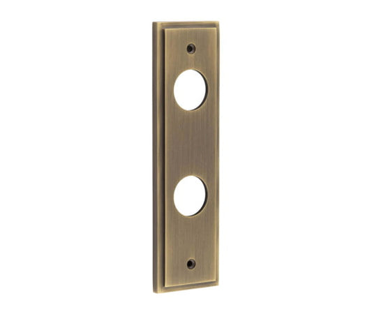 Burlington II Lever Plate Choices Din Bathroom