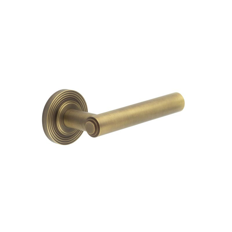 Burlington Richmond Door Handles Reeded Rose