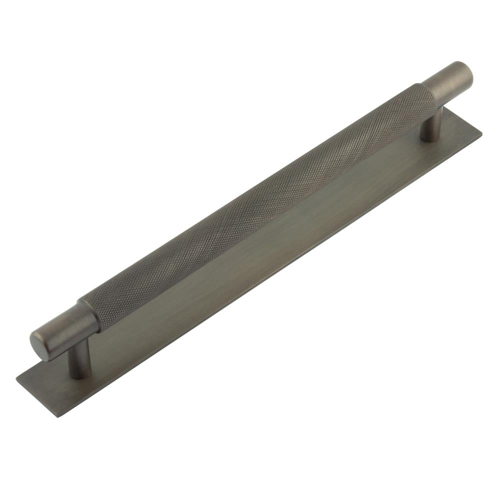 Hoxton Hoxton Taplow Cabinet Handles 224mm Ctrs Plain Backplate