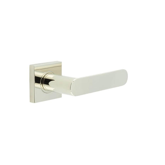 Burlington Kensington Door Handles Square Plain Rose