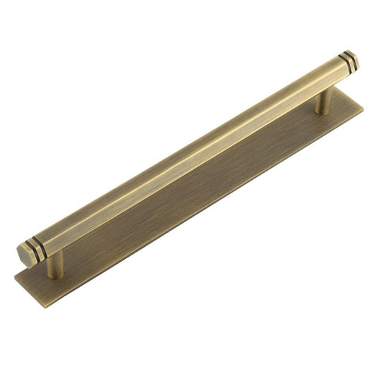 Hoxton Hoxton Nile Cabinet Handles 224mm Ctrs Plain Backplate