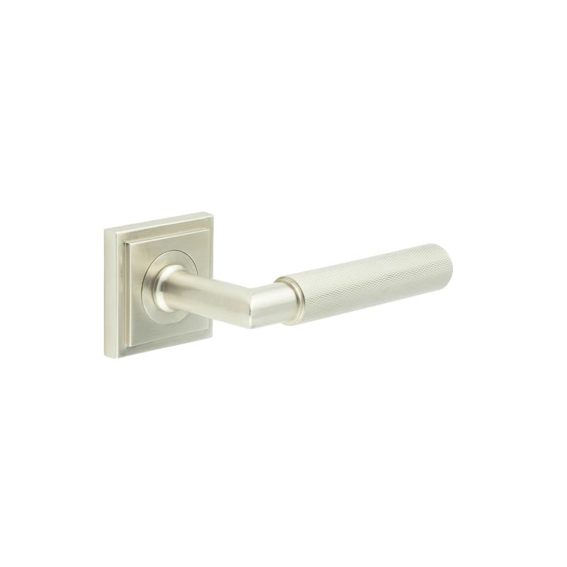 Burlington Piccadilly Door Handle on Square Stepped