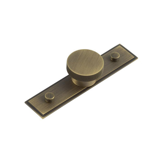 Hoxton Thaxted Cupboard Knobs 40mm Stepped Backplate