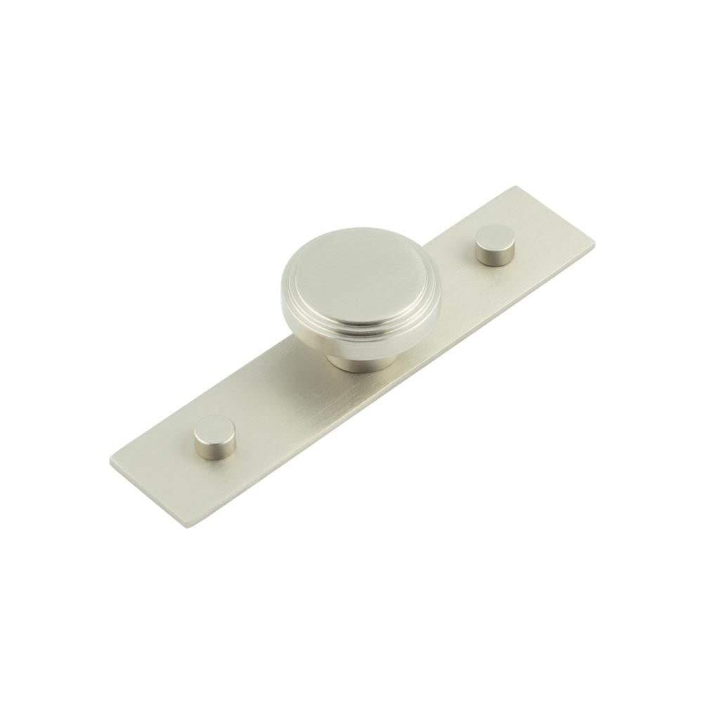 Hoxton Cropley Cupboard Knobs 40mm Plain Backplate