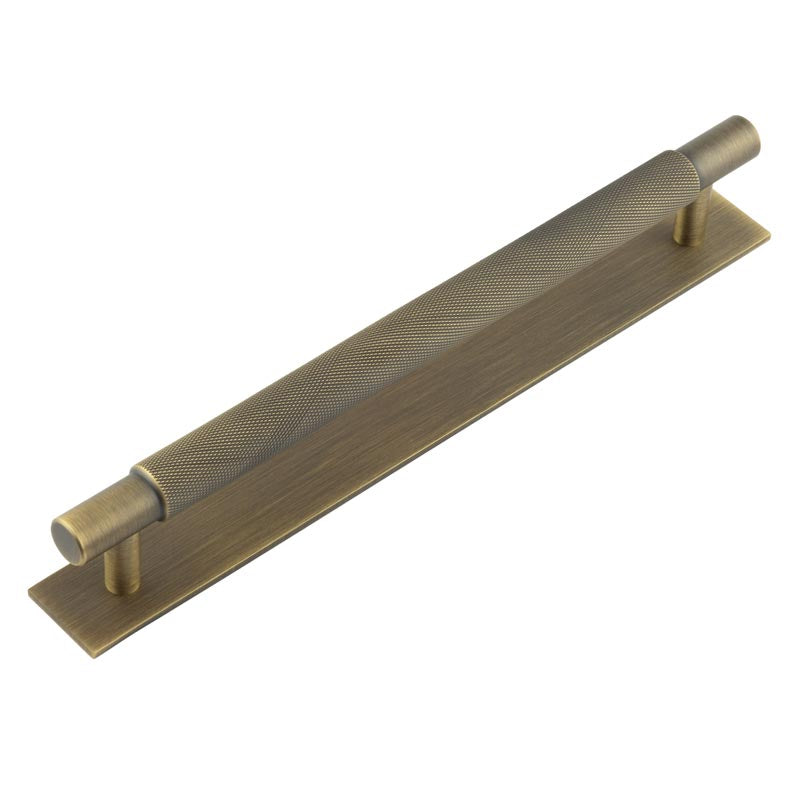 Hoxton Hoxton Taplow Cabinet Handles 224mm Ctrs Plain Backplate