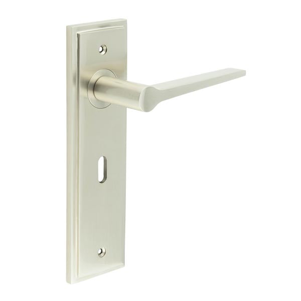 Burlington Knightbridge Door Handle Lock Backplate