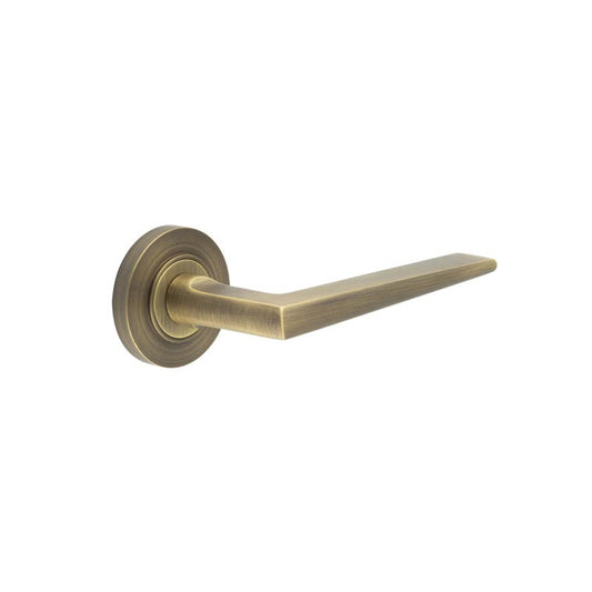 Burlington Mayfair Door Handle on Plain Rose