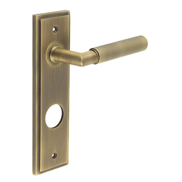 Burlington Piccadilly Door Handle Din Bathroom Backplate