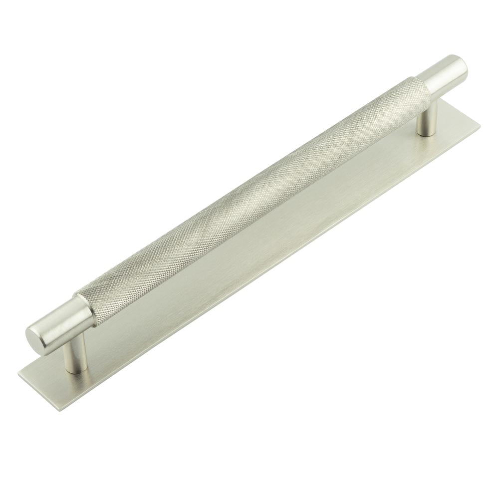 Hoxton Hoxton Taplow Cabinet Handles 224mm Ctrs Plain Backplate