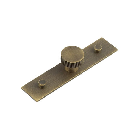 Hoxton Thaxted Cupboard Knobs 30mm Plain Backplate