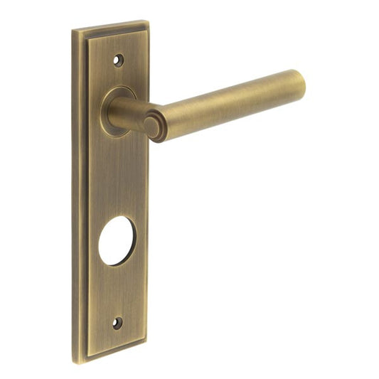 Burlington Richmond Door Handle Din Bathroom Backplate