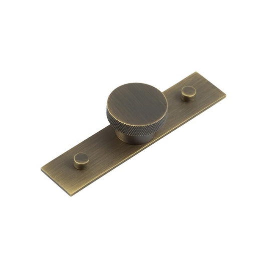 Hoxton Wenlock Cupboard Knobs 40mm Plain Backplate