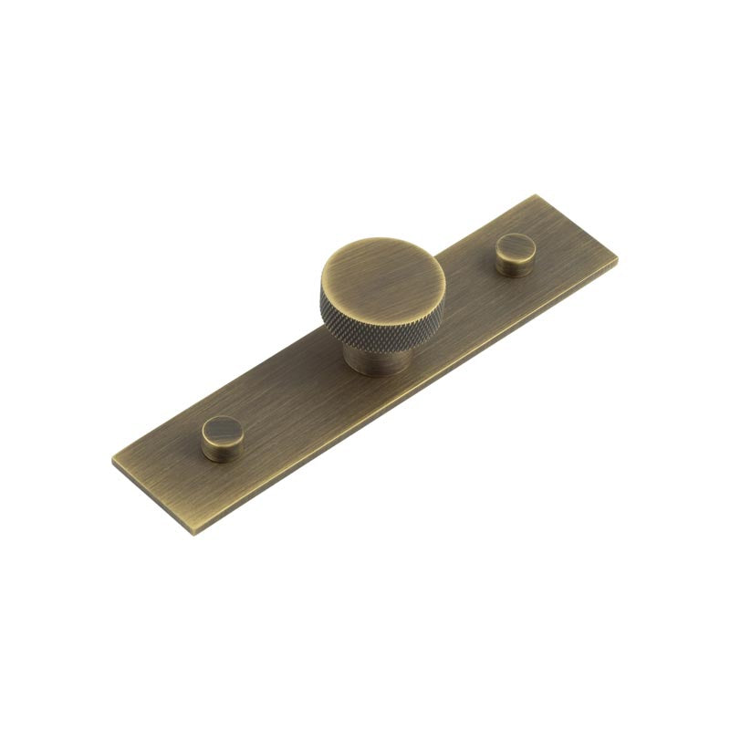 Hoxton Wenlock Cupboard Knobs 30mm Plain Backplate