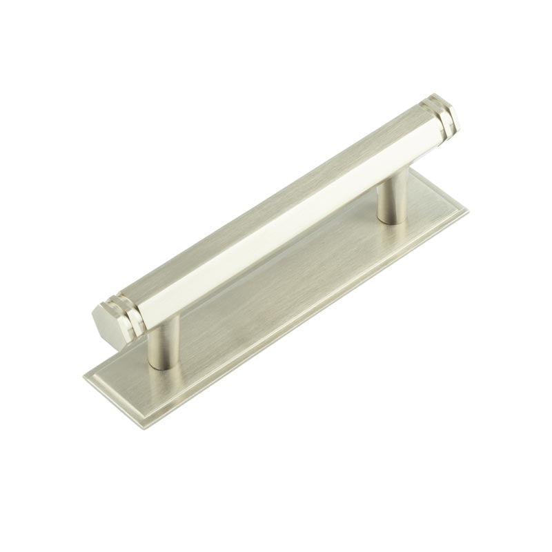Hoxton Hoxton Nile Cabinet Handles 96mm Ctrs Stepped Backplate