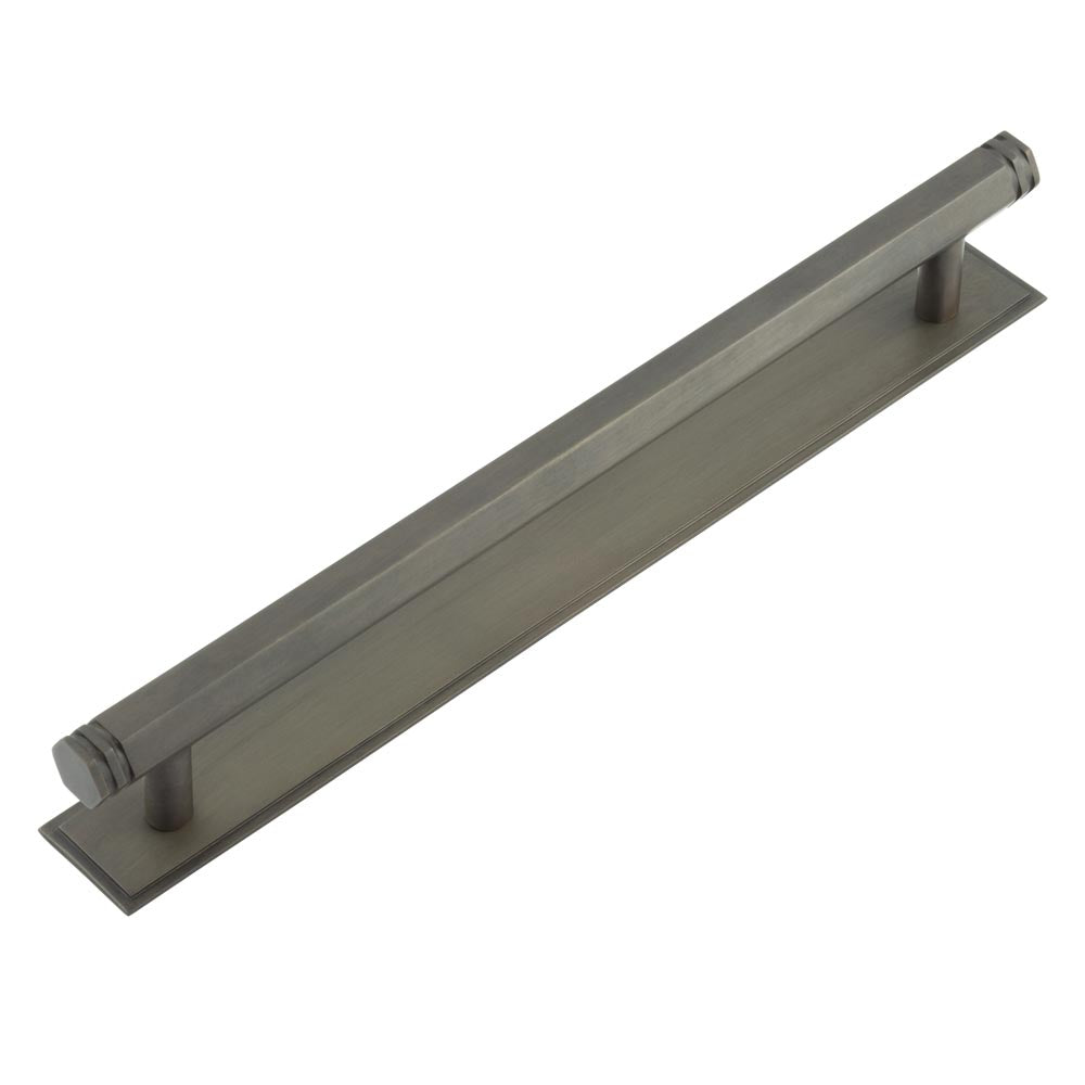 Hoxton Hoxton Nile Cabinet Handles 224mm Ctrs Stepped Backplate