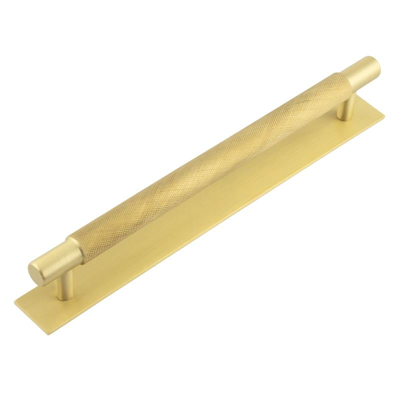 Hoxton Hoxton Taplow Cabinet Handles 224mm Ctrs Plain Backplate