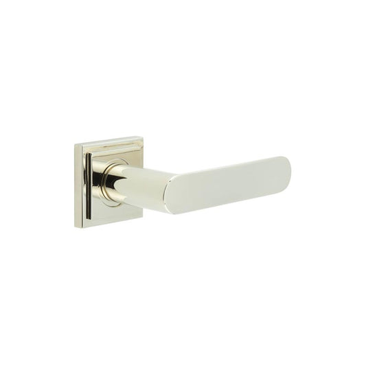 Burlington Kensington Door Handles Square Stepped Rose