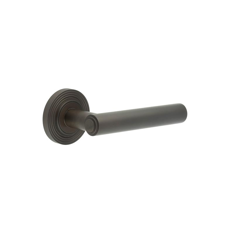 Burlington Richmond Door Handles Reeded Rose