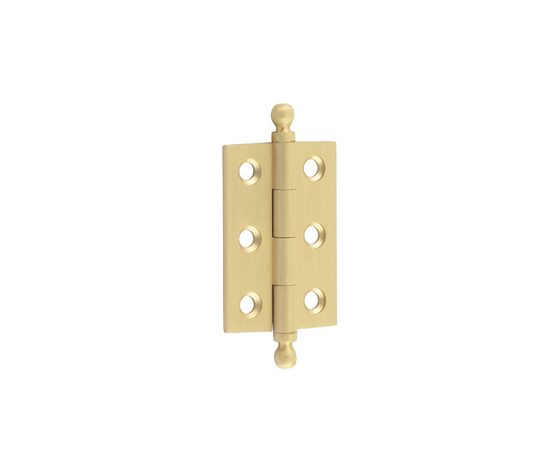 Hoxton Hoxton Brass Finial Hinges 50x35mm