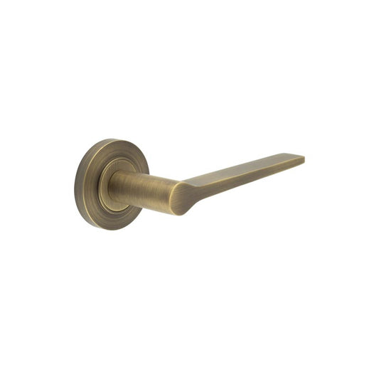 Burlington Knightsbridge Door Handle on Plain Rose