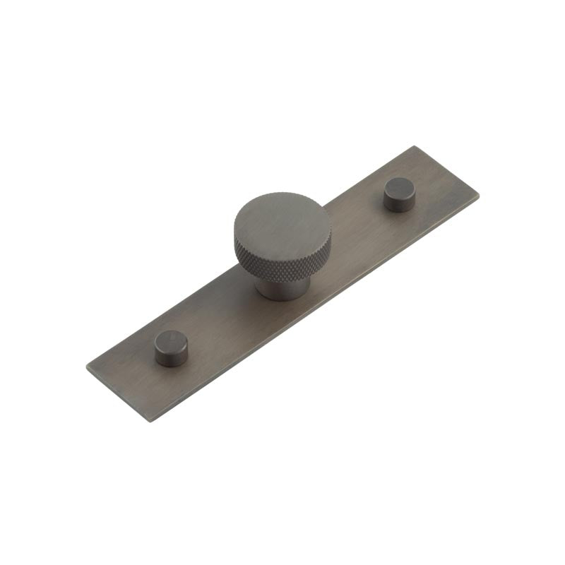 Hoxton Wenlock Cupboard Knobs 30mm Plain Backplate