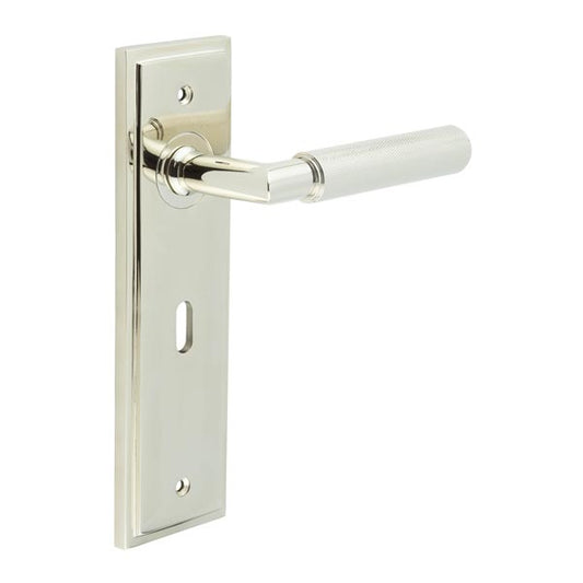 Burlington Piccadilly Door Handle Lock Backplate