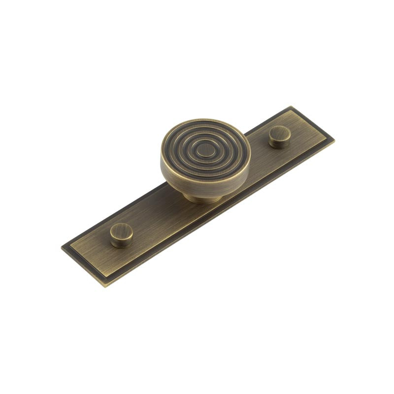 Hoxton Murray Cupboard Knobs 40mm Stepped Backplate