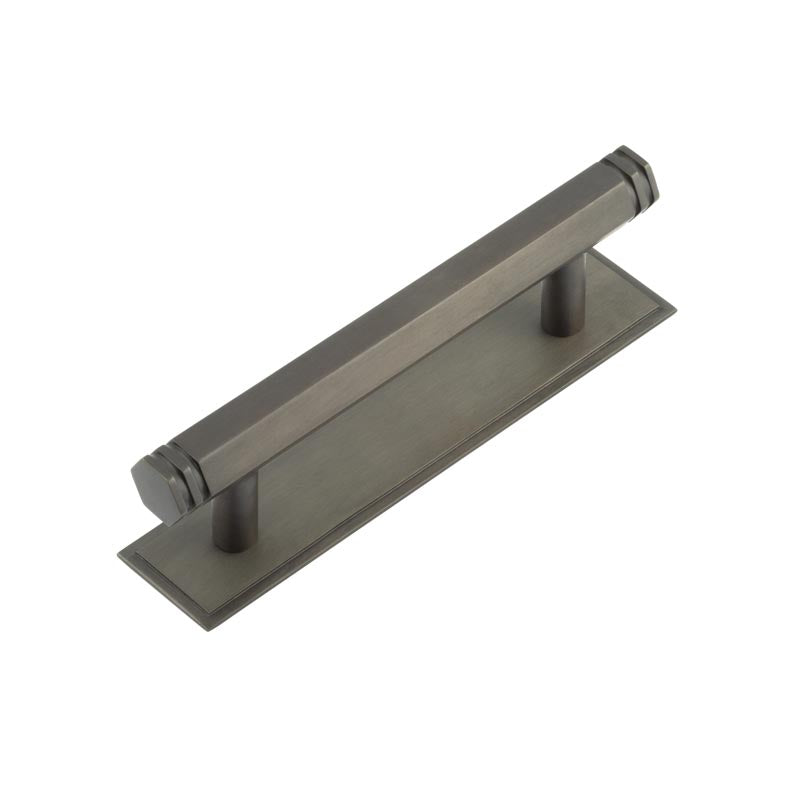 Hoxton Hoxton Nile Cabinet Handles 96mm Ctrs Stepped Backplate
