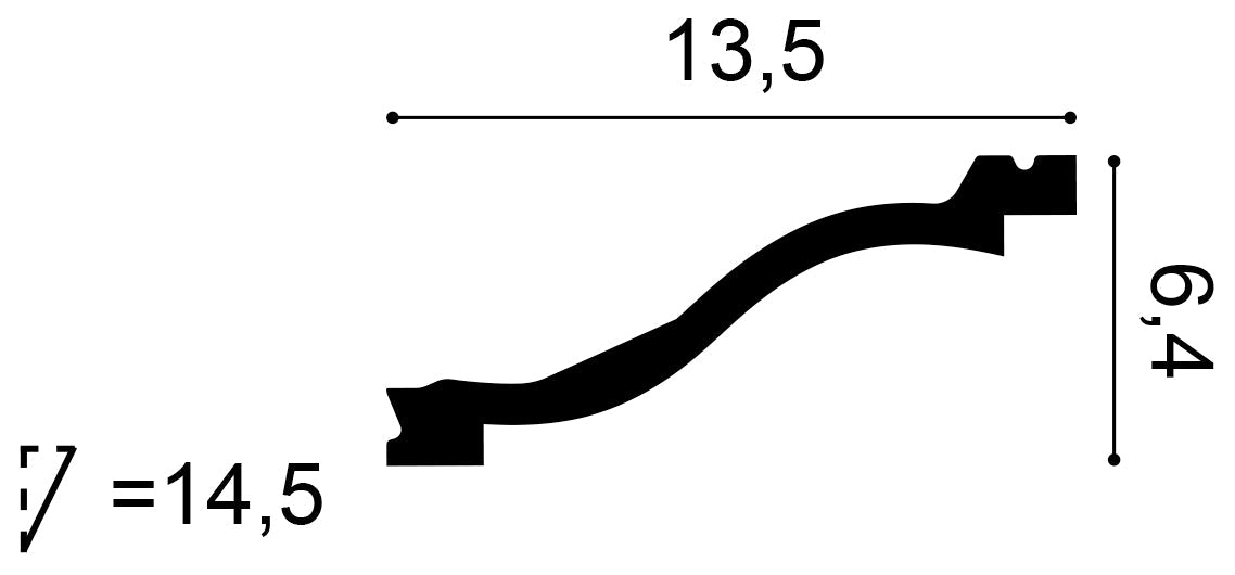 C331F- Flexible Cornice Moulding