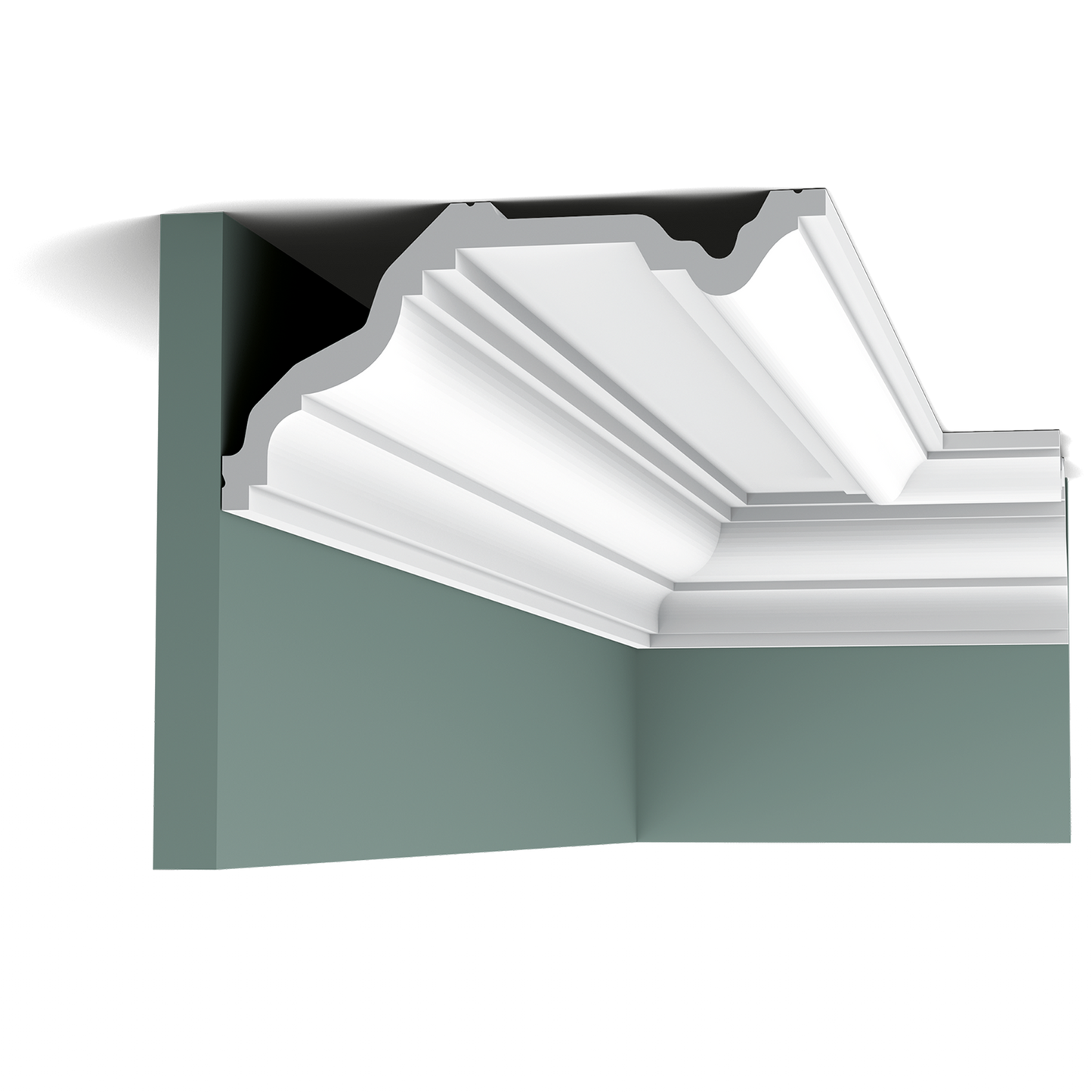 Orac Decor,Orac Decor- C332-Cornice Moulding 200x23.0x11.4   (cm) £37.97 /m,Cornice Moulding