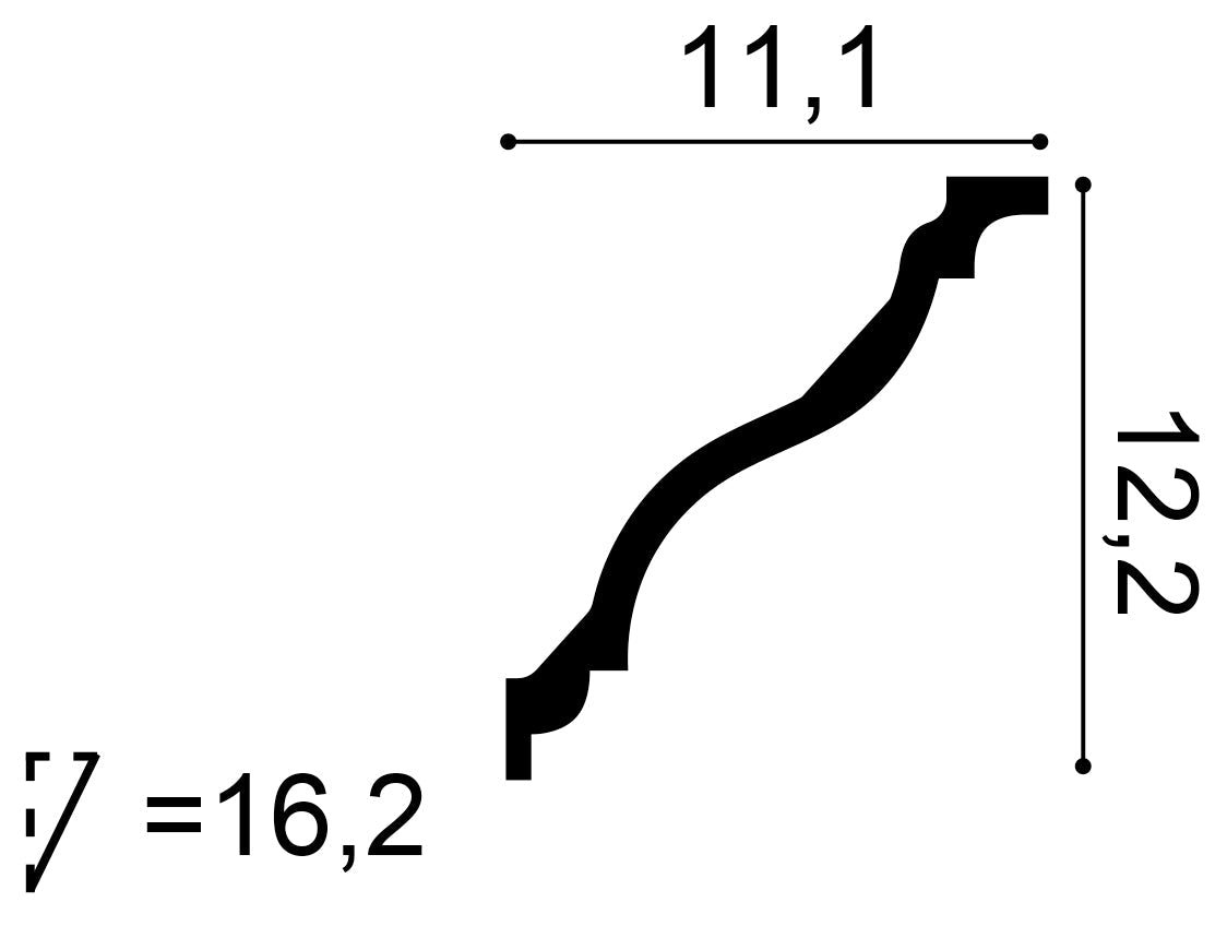 C333F- Flexible Cornice Moulding