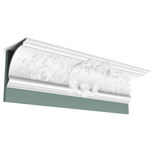 Orac Decor,Orac Decor- C338A-Cornice Moulding 200x18.4x18.4   (cm) £40.62 /m,Cornice Moulding