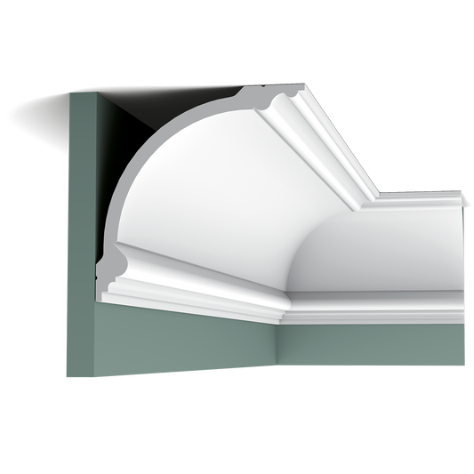 Orac Decor,Orac Decor- C338-Cornice Moulding 200x18.4x18.4   (cm) £36.05 /m,Cornice Moulding