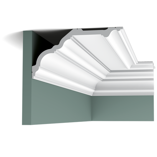 Orac Decor,Orac Decor- C340-Cornice Moulding 200x25.6x13.5   (cm) £38.55 /m,Cornice Moulding