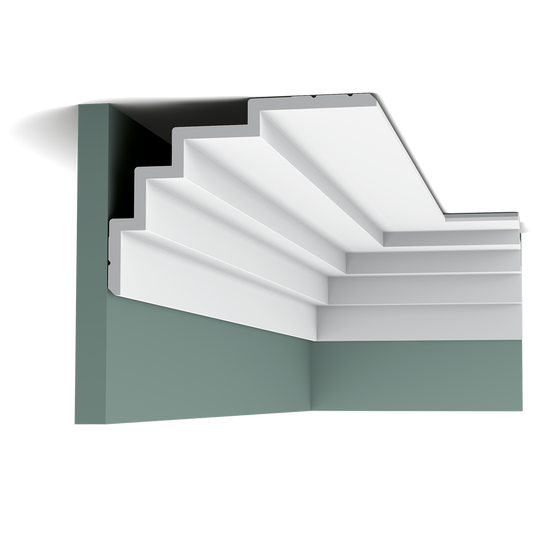 Orac Decor,Orac Decor- C339-Cornice Moulding 200x6.4x14.1   (cm) £23.15 /m,Cornice Moulding